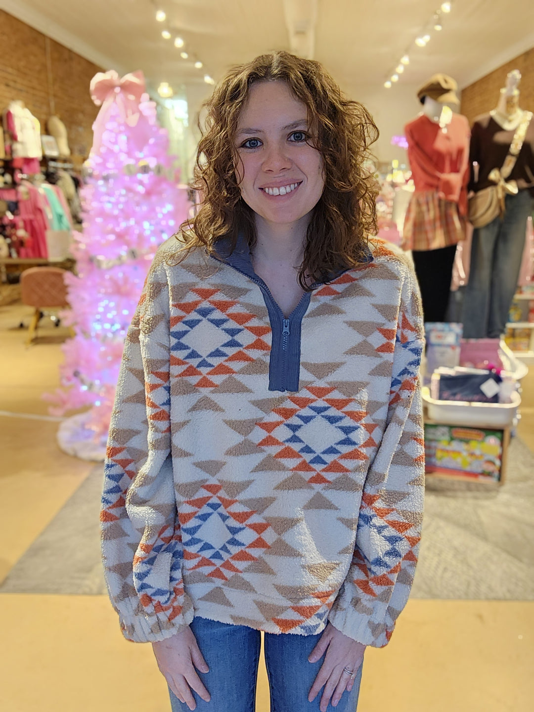 Aztec Fleece Quarter Zip