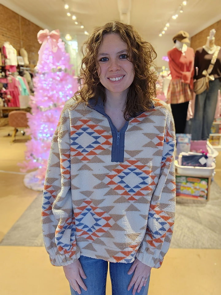 Aztec Fleece Quarter Zip