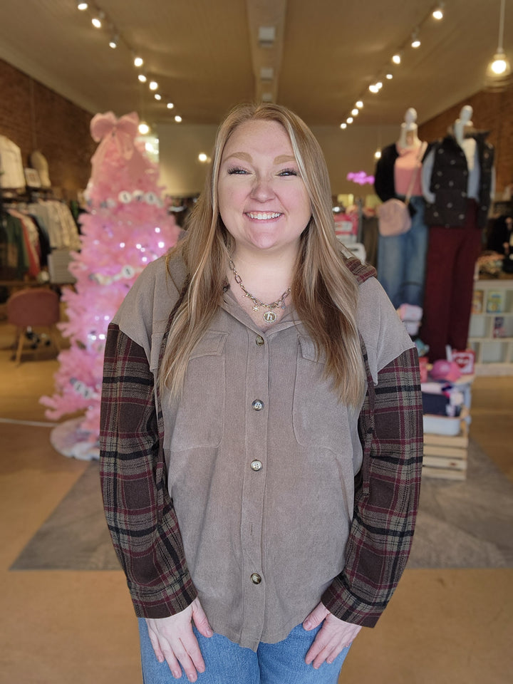 Cozy Color Black Shacket