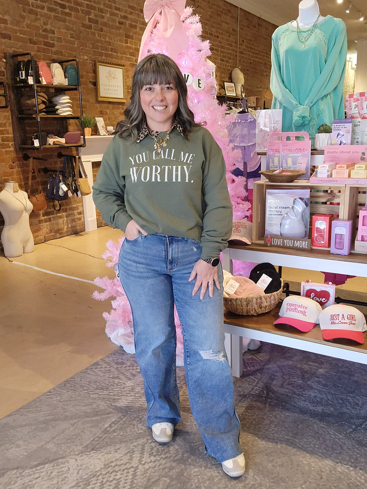 Judy Blue Vintage Wash Wide Leg Jeans