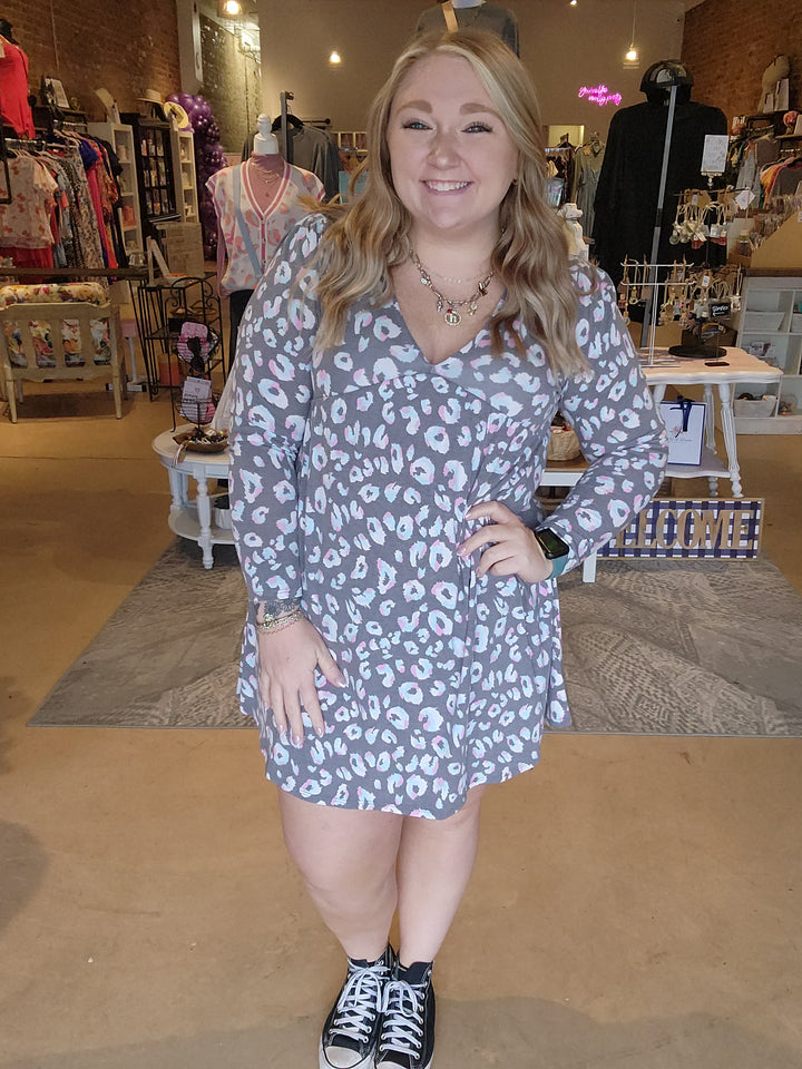 90's Vibe Leopard Dress