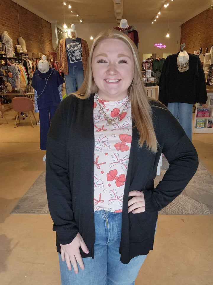 Open Front Cardigan