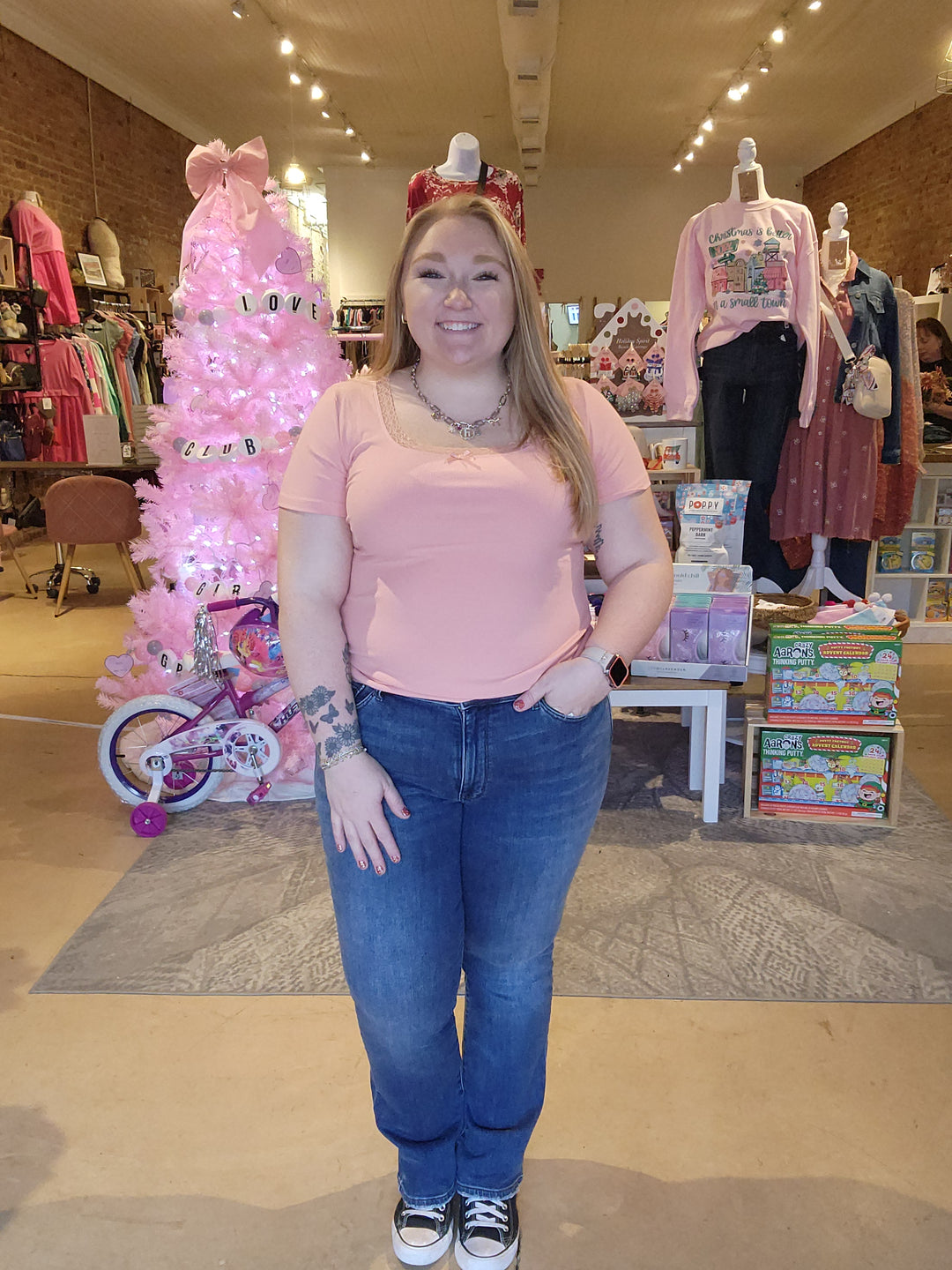 Judy Blue Mid Rise Thermal Bootcut Jeans