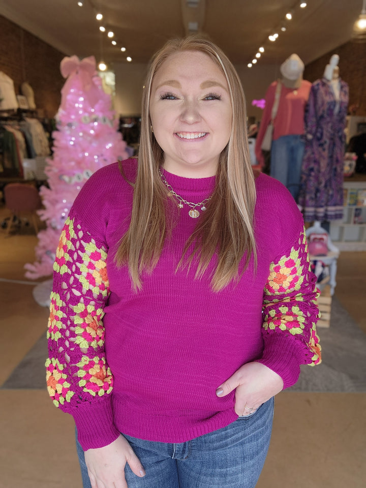 Granny Square Sweater