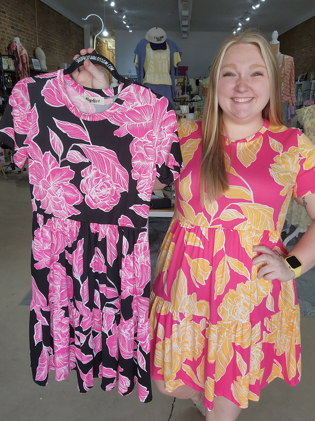 Fit and Flare Butter Dress