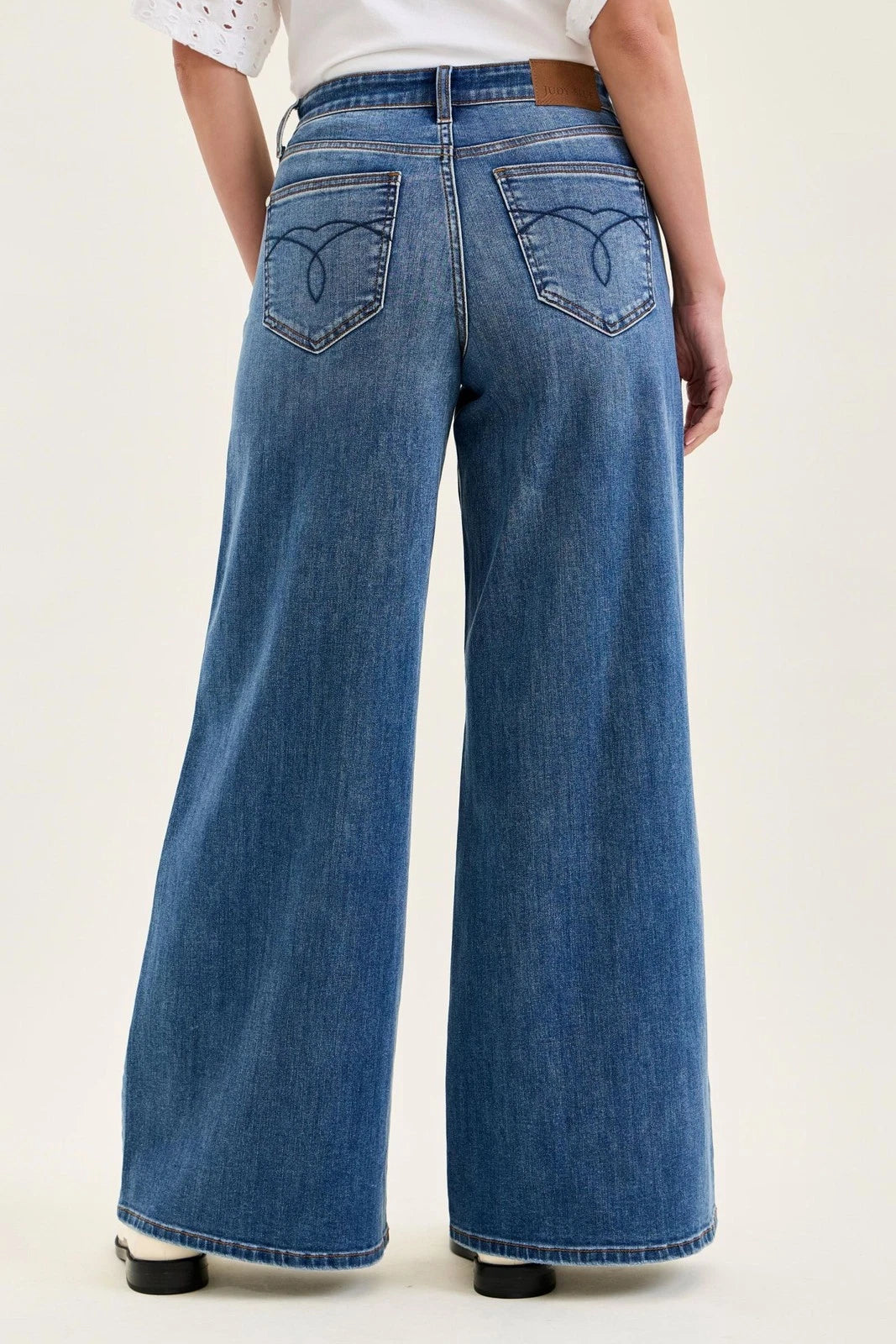 Judy Blue High Rise Palazzo Jeans