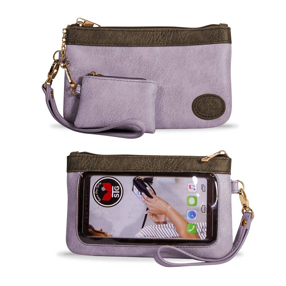 Lavender Catchy Clutch