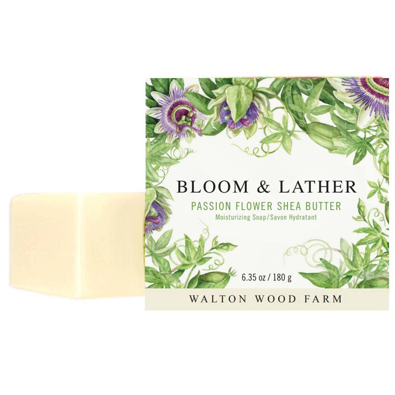 Bloom & Lather Passion Flower Shea Butter Soap