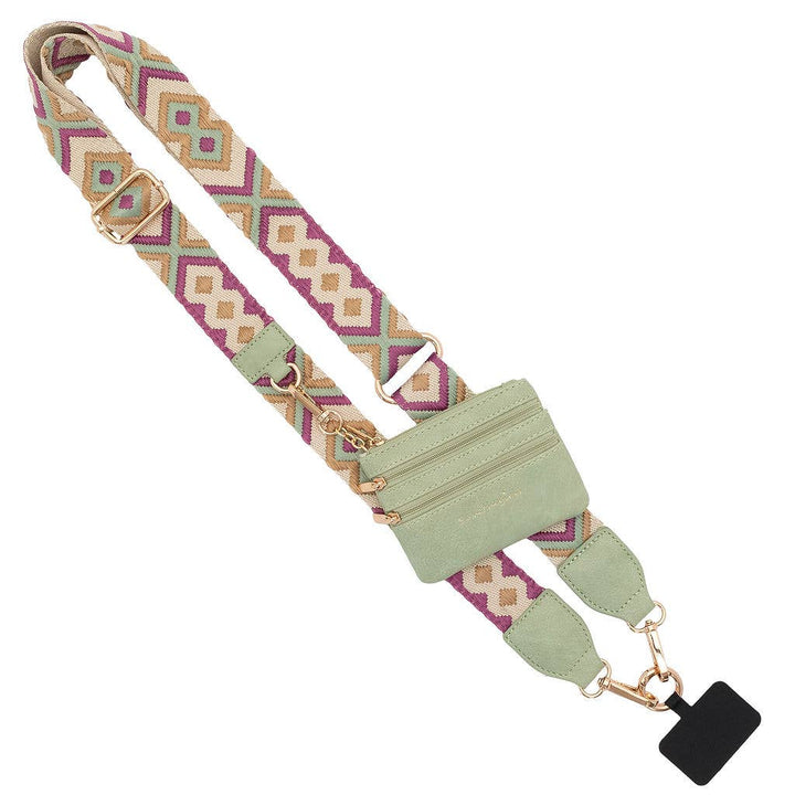 Clip & Go Green/Purple Pattern